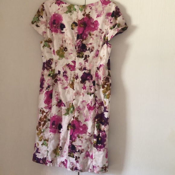 Woman’s Liz Claiborne sheath floral spring midi dress - Picture 9 of 13